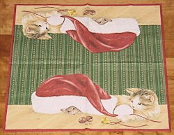 ANI293 CHRISTMAS CAT & MOUSE