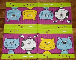 ENF052 CHAT ET CHIEN ENFANTINS