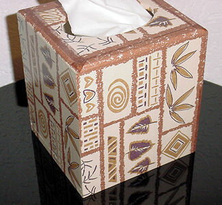 CUBE203 BROWN ETHNIC PATTERN