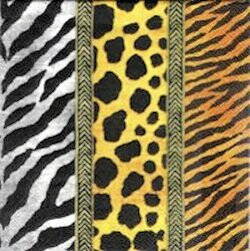 ANI100 PEAU DE TIGRE, LEOPARD & ZEBRE