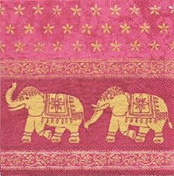 ANI230 ELEPHANTS MARANI PINK