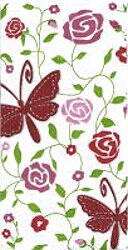 MOU.0008 BUTTERFLIES AND ROSES
