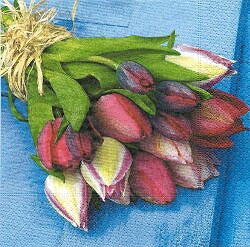 NAT082 BOUQUET DE TULIPES